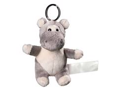 Porte clés peluche hippopotame