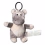 Porte clés peluche hippopotame GrisGris