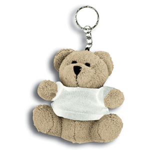 Porte-clés Peluche Ours Personnalisable 8 Cm | Objet Publicitaire Mignon