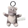 Porte clés peluche rhinocéros GrisGris