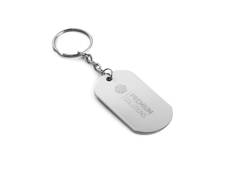 Porte-clés plaque militaire colorée