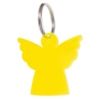 Porte-clés plastique ange Jaunejaune