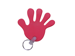 Porte-clés plastique main