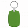 Porte-clés plastique rectangle arrondi slice Vertvert