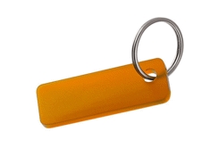 Porte-clés plastique rectangle