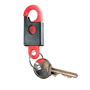 Porte-clés plastique safety Au choixnoir/rouge