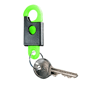 Porte-clés plastique safety Au choixnoir/vert