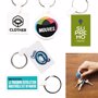 Porte cles plastique souple (anneau 25 mm) Au choixau-choix