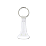 Porte cles porte jeton avec jeton BlancBlanc blanc