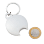 Porte-clés "porte-jeton" Blancblanc