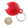 Porte-clés "porte-jeton" Au choixrouge transparent