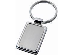 Porte clés publicitaire métal rectangulaire