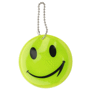Porte clés reflechissant smiley Jaunejaune