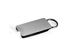 Porte-cles siffleur / aluminium