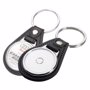 Porte clés similicuir rond NoirNoir