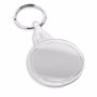 Porte-clés transparent rond TransparentTransparent