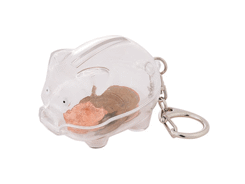 Porte clés tirelire cochon