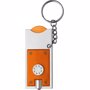 Porte-clés torche porte jeton LED Orangeorange