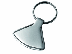 Porte-cles triangle métal large