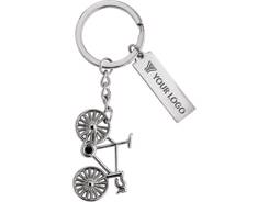 Porte-clés vélo en métal