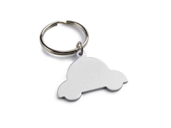 Porte-clés voiture aluminium