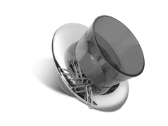 Porte-crayons trombones