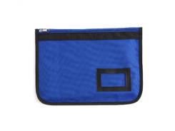 Porte document publicitaire zippée