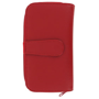 PORTE FEUILLE COMPAGNON - PVC LYCHEE RougeRouge