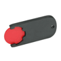 Porte-jeton 1 euro personnalisé Au choixrouge/noir