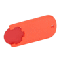 Porte-jeton 1 euro personnalisé Au choixrouge/orange