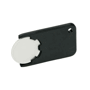 Porte-jeton 1 euro pour caddie Au choixblanc/noir