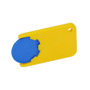 Porte-jeton 1 euro pour caddie Au choixbleu/jaune