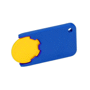 Porte-jeton 1 euro pour caddie Jaunejaune/bleu