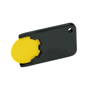 Porte-jeton 1 euro pour caddie Au choixjaune/noir
