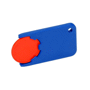 Porte-jeton 1 euro pour caddie Orangeorange/bleu