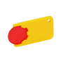 Porte-jeton 1 euro pour caddie Au choixrouge/jaune