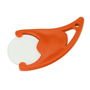 Porte-jeton 1 euro promotionnel Blancblanc/orange