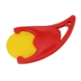 Porte-jeton 1 euro promotionnel Jaunejaune/rouge
