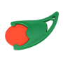 Porte-jeton 1 euro promotionnel Orangeorange/vert