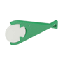 Porte-jeton 1 euro publicitaire Au choixblanc/vert
