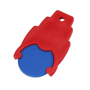 Porte-jeton 1 euros logoté Bleubleu/rouge
