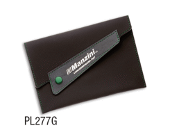 Porte-livret caoutchouc noir personnalisé