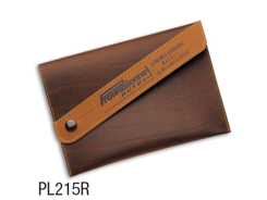 Porte-livret Simili cuir marron clair