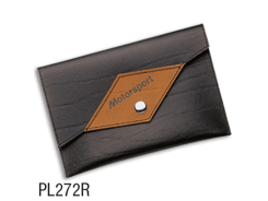 Porte-livret Simili cuir marron foncé