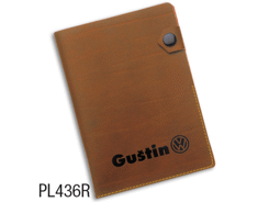 porte-livret Simili cuir noir