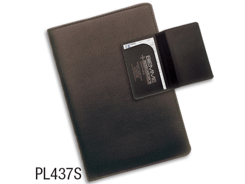 porte-livret simili/Peau noir