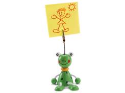 Porte-mémo publicitaire figurine en bois
