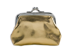 Porte monnaie femme argenté