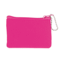 Porte monnaie blanc en microfibre Au choixfuchsia