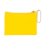 Porte monnaie blanc en microfibre Jaunejaune